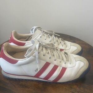 adidas ROM White and College Red Men's Sneakers